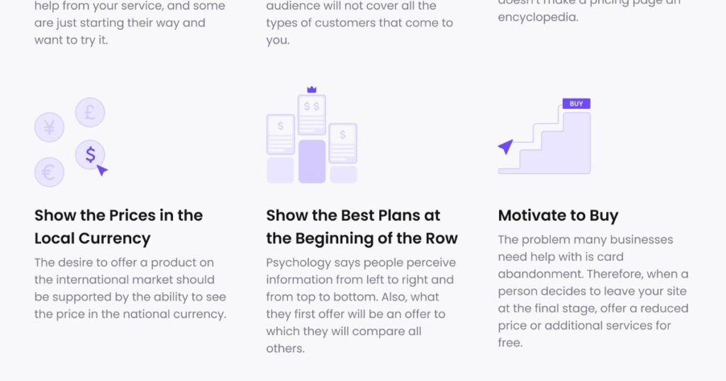 A SaaS pricing page with a cheap plan, a large jump, and a Contact Sales button showing the pricing gap