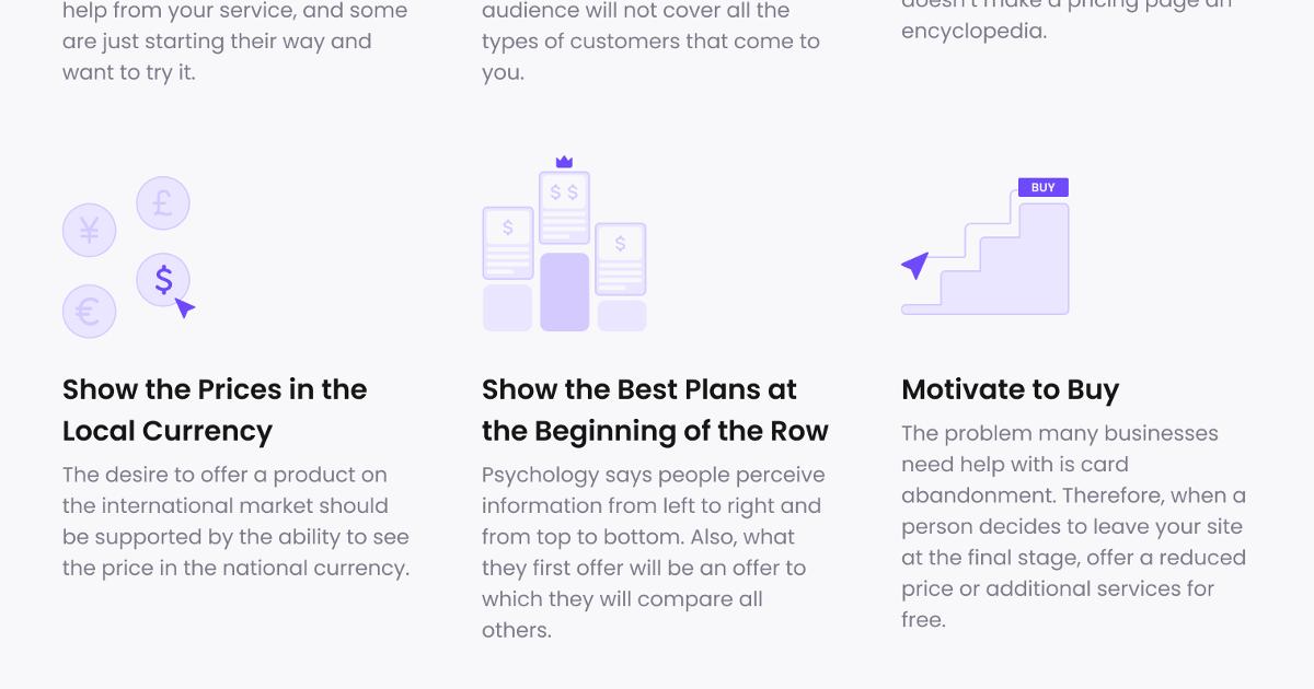 A SaaS pricing page with a cheap plan, a large jump, and a Contact Sales button showing the pricing gap